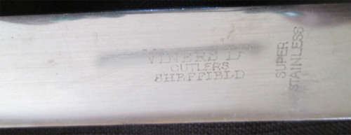 Viners Ltd Cutlers Sheffield Super Stainless Set of Knives