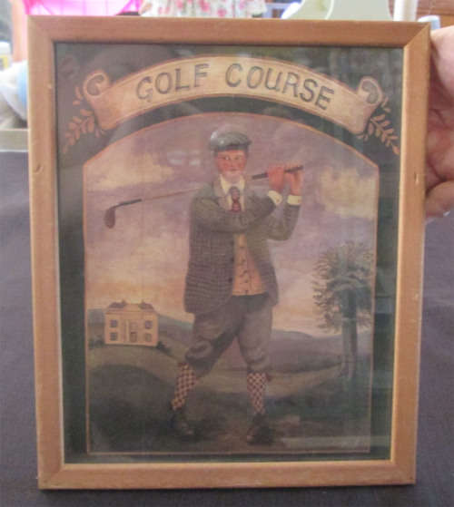 Framed "Golf Course" Print