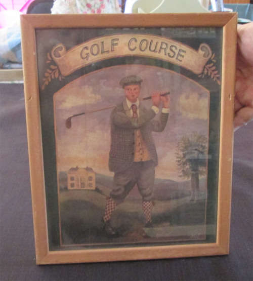 Framed "Golf Course" Print