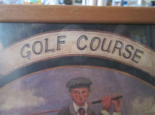 Framed "Golf Course" Print
