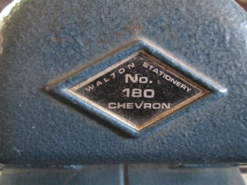 Vintage 2 Hole Punch - Walton Stationery No. 180 Chevron