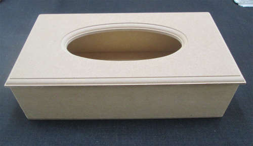 The Velvet Attic - Wood blank MDF - Tissue Box with Lid