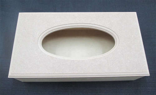 The Velvet Attic - Wood blank MDF - Tissue Box with Lid