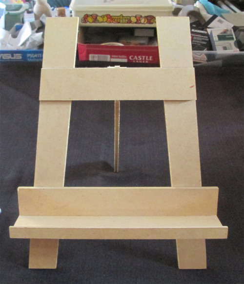 The Velvet Attic - Wood blank MDF - Easel