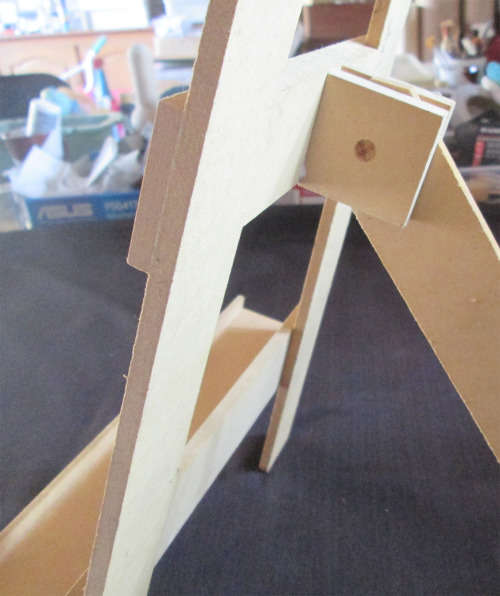 The Velvet Attic - Wood blank MDF - Easel