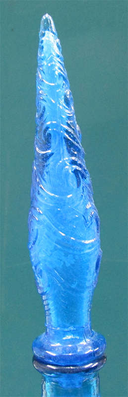 Genie Bottle with Lid - Blue Wave - Made in Italy