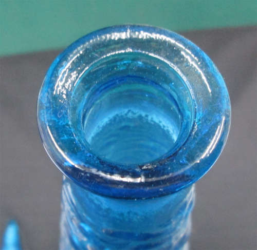 Genie Bottle with Lid - Blue Wave - Made in Italy
