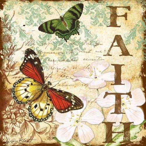 The Velvet Attic - Handmade Mosaic Tile - 4.7cm x 4.7cm - Butterfly