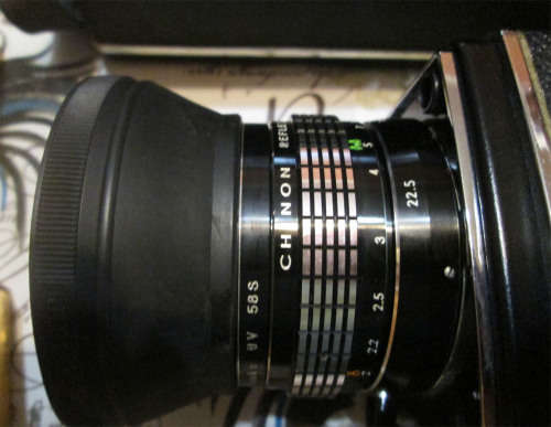 Chinon 255XL 8mm Movie Camera in Case