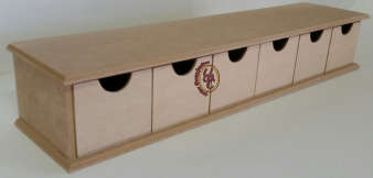 The Velvet Attic - Wood blank MDF - Tea / Herb Drawers (6)