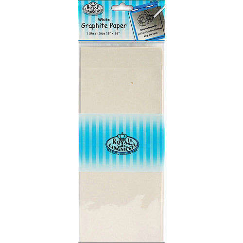The Velvet Attic - Royal & Langnickel Graphite / Carbon Paper - White