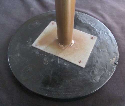 Old Tiger's Eye & Metal Table