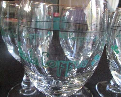 Set of 5 Irish Coffee Glasses