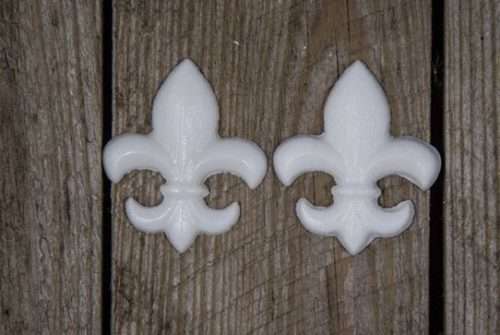 The Velvet Attic - Decorative Embellishments - 3.8x4.5cm (2 Pieces)