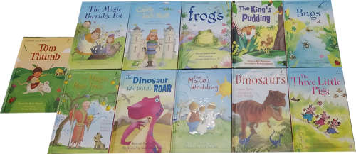 Usborne Early Reading Collection - 62 Hard Cover Books (5 Levels)