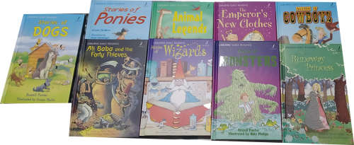 Usborne Early Reading Collection - 62 Hard Cover Books (5 Levels)