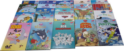 22x Disney `Wonderful World of Reading` Hard Cover Books