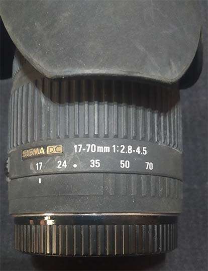 Sigma DC 17-70mm 2.8-4.5 Lens