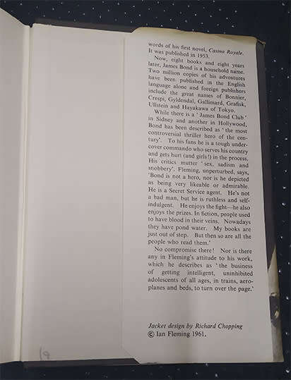 Thunderball by Ian Fleming 1st Edition