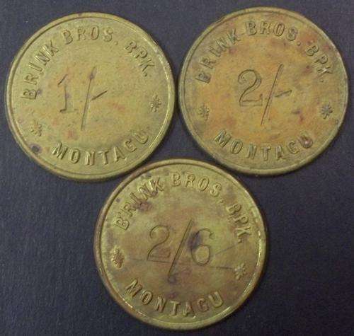 BRINK BROTHERS SET OF 3 COINS