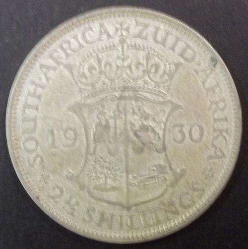 1930 S.AFRICA  HALF CROWWN CONDITION.VF