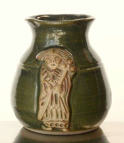 SMALL FARNANES CORK CERAMIC VASE MADE IN IRELAND