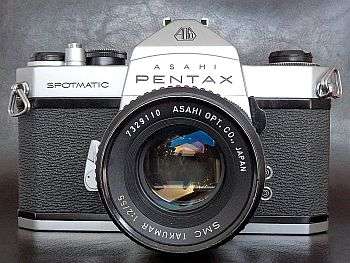 ASHAI PENTAX SPOTMATIC WITH SMC TAKUMAR 1:2/55MM AND ORIGINAL CASE,VERY GOOD CONDITION