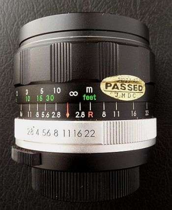 SOLIGOR LENS 2.8/35mm No.7700689 MADE IN JAPAN,VERY GOOD CONDITION