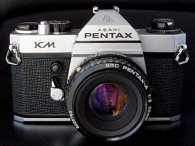ASAHI PENTAX CAMERA "KM" WITH SMC PENTAX-A 1:2.0 F=50mm CA1970,JAPAN WORKS VERY WELL EXCEL.COND.