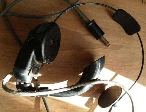 VINTAGE SWITCHBOARD OPERATOR HEADSET CA.1930/40 VERY GOOD CONDITION
