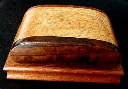 ART DECO TRINKET/CIGARETTE WOODEN BOX
