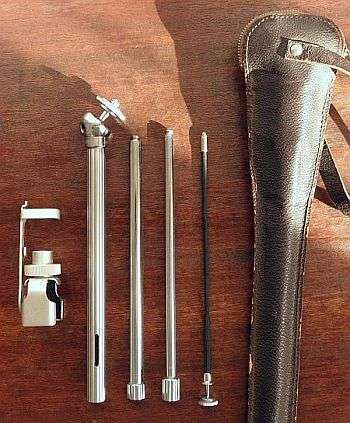 ORIGINAL "MINOX" MINI TRIPOD ,MINOX ADAPTER,CABLE RELEASE AND CASE CA 1960's MADE IN GERMAY