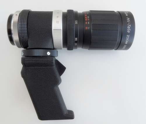 SUN HI-TELE ZOOM 85-210/ 4.8  M 42 SCREWMOUNT WITH TRIGGER GRIP
