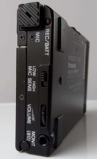PANASONIC MICROCASSETTE RECORDER MOD RN - 36  86 mm x 55 mm x 13 mm ,NOT WORKING MADE IN JAPAN