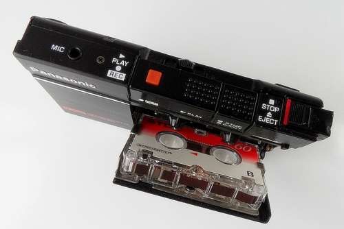 PANASONIC MICROCASSETTE RECORDER MOD RN - 36  86 mm x 55 mm x 13 mm ,NOT WORKING MADE IN JAPAN