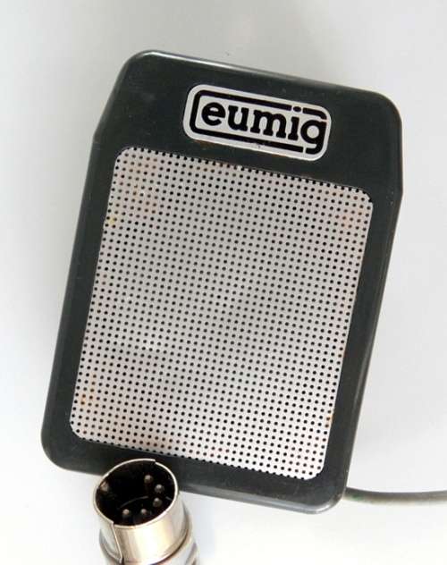VINTAGE EUMIG MICROPHONE 700 U 130 MADE IN AUSTRIA ca 1960`s