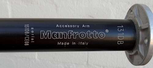 MANFROTTO ACCESSORY ARM 131 DB MADE IN ITALY EXCELLENT CONDITION