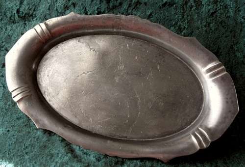 JAPANESE ART DECO SOFT PEWTER TEA SET WITH TRAY
