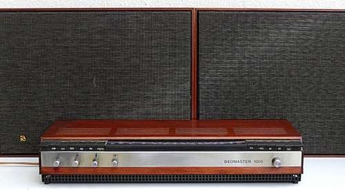 BANG and OLUFSEN BEOMASTER 1000 RECEIVER AND STEREO AMPLIFIER WITH SPEAKER BEOVOX 1600 ! WORKING!