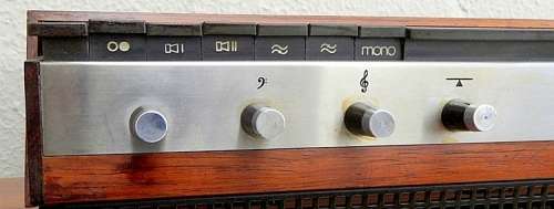 BANG and OLUFSEN BEOMASTER 1000 RECEIVER AND STEREO AMPLIFIER WITH SPEAKER BEOVOX 1600 ! WORKING!