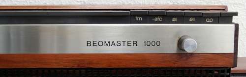BANG and OLUFSEN BEOMASTER 1000 RECEIVER AND STEREO AMPLIFIER WITH SPEAKER BEOVOX 1600 ! WORKING!
