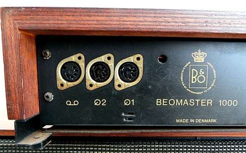 BANG and OLUFSEN BEOMASTER 1000 RECEIVER AND STEREO AMPLIFIER WITH SPEAKER BEOVOX 1600 ! WORKING!