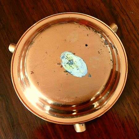 `OPERATION HURRICANE` RHODESIAN COPPER ASHTRAY