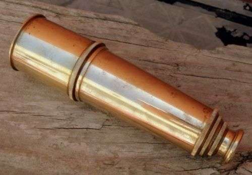 T.COOKE LONDON  FIVE EXTENSIONS BRASS TELESCOPE WORKING VERY WELL