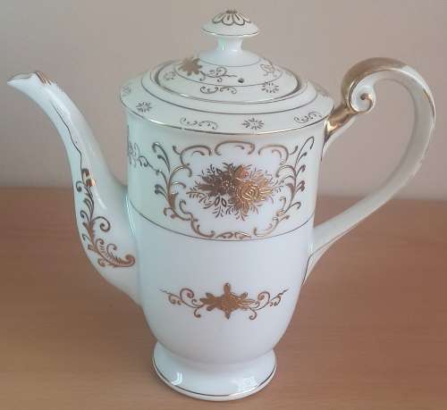 *RARE* Hand-Painted "Shofu" Occupied Japan Coffee Set *COMPLETE*