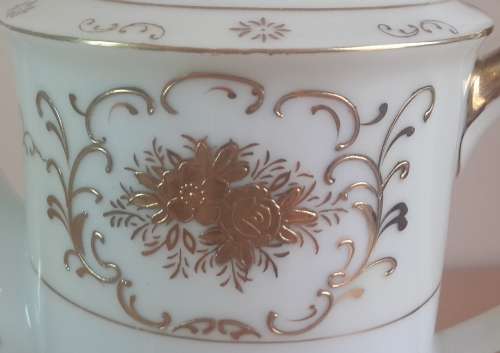 *RARE* Hand-Painted "Shofu" Occupied Japan Coffee Set *COMPLETE*