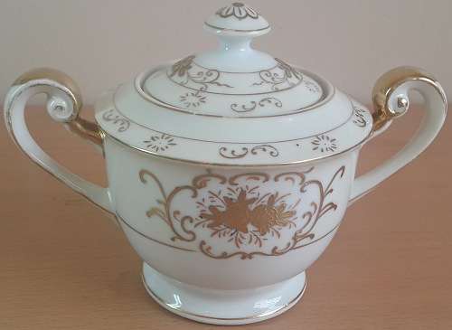 *RARE* Hand-Painted "Shofu" Occupied Japan Coffee Set *COMPLETE*