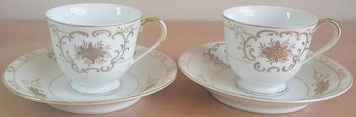 *RARE* Hand-Painted "Shofu" Occupied Japan Coffee Set *COMPLETE*