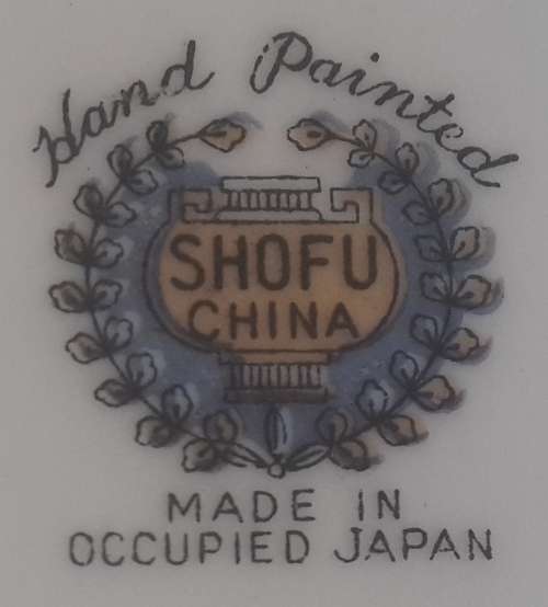*RARE* Hand-Painted "Shofu" Occupied Japan Coffee Set *COMPLETE*