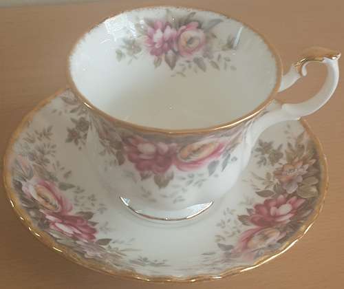 Royal Albert "Autumn Roses" Tea Duo